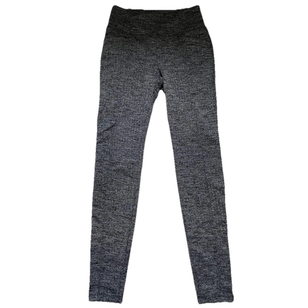 Athleta Womens Pant Small S Gray Delancey Herringbone Legging‎ Performance Yoga